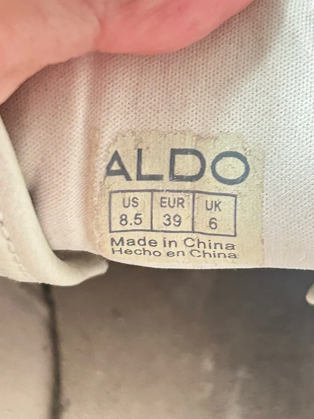 ALDO Iconistep Snake Printed Wedge Sneakers - Size 8.5